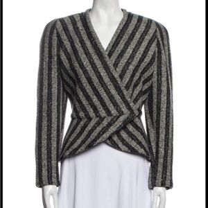 Gianni Versace stripped wool gorgeous jacket pre loved condition